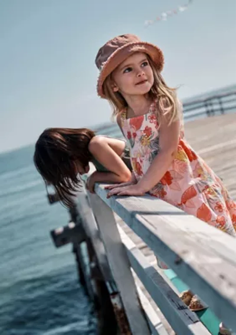 Toddler Girls Floral Printed Dress