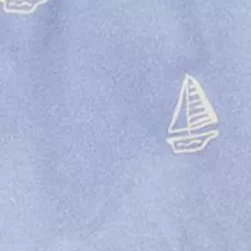Toddler Girls Sailboat Printed Top and Shorts Set