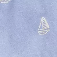 Toddler Girls Sailboat Printed Top and Shorts Set