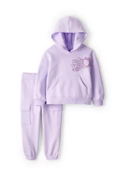 Toddler Girls Happy Days Hoodie and Pants Set