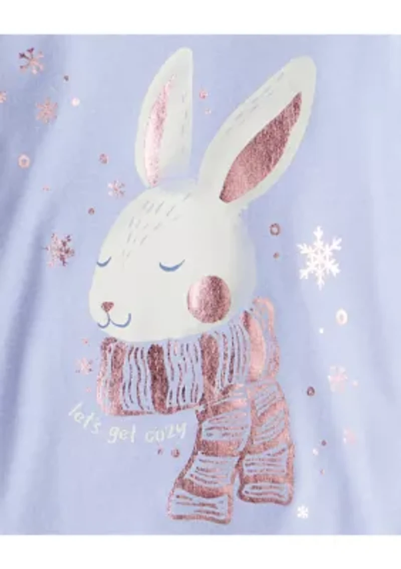 Toddler Girls 4-Piece Pajama Set