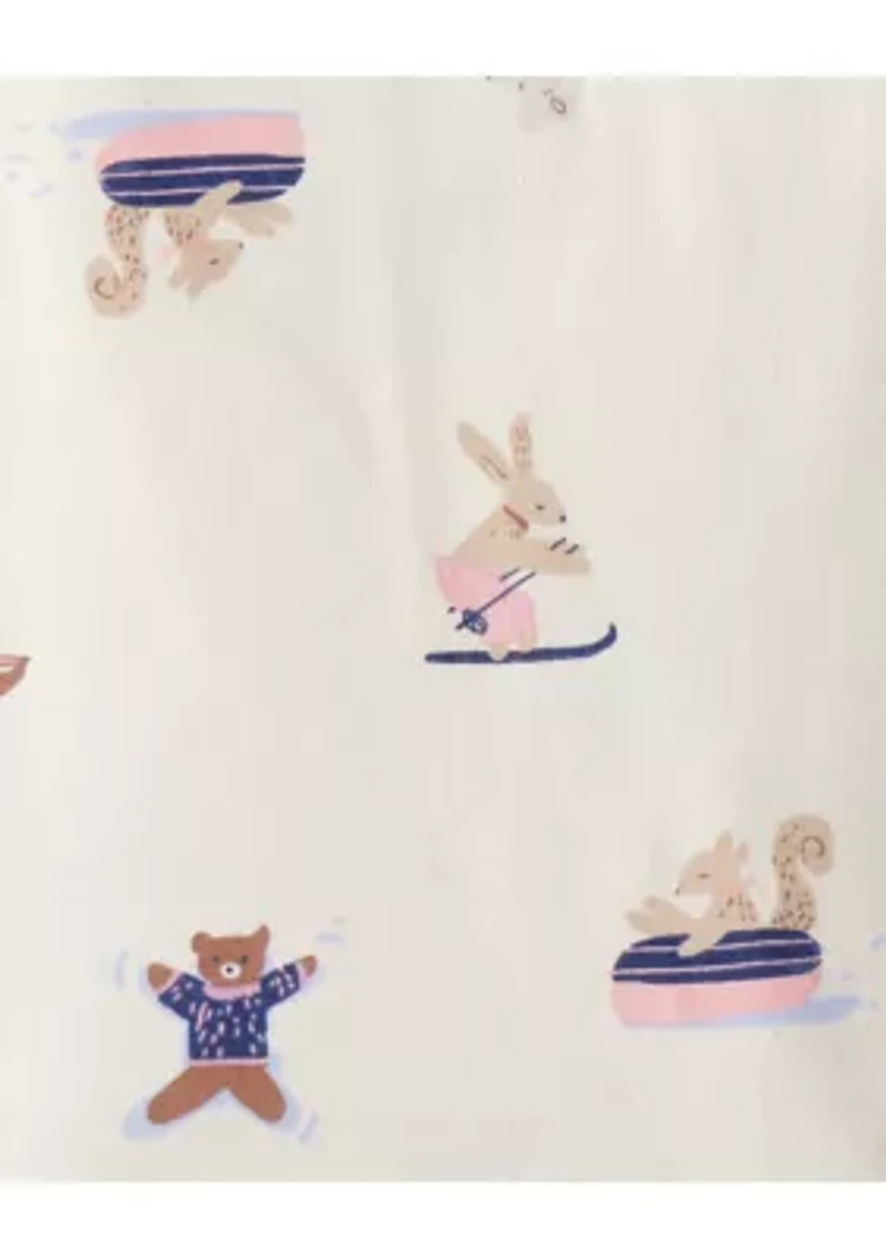 Toddler Girls 4-Piece Pajama Set