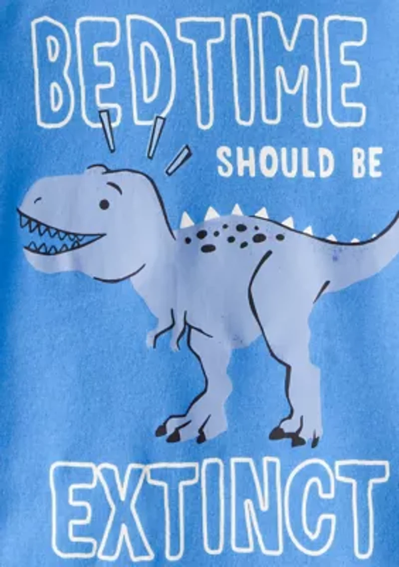 Toddler Boys 4 Piece Dinosaur Pajama Set