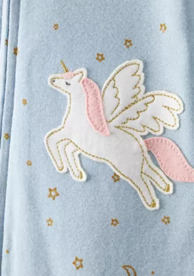 Toddler Girls Unicorn One Piece Pajama