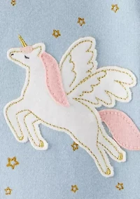Toddler Girls Unicorn One Piece Pajama