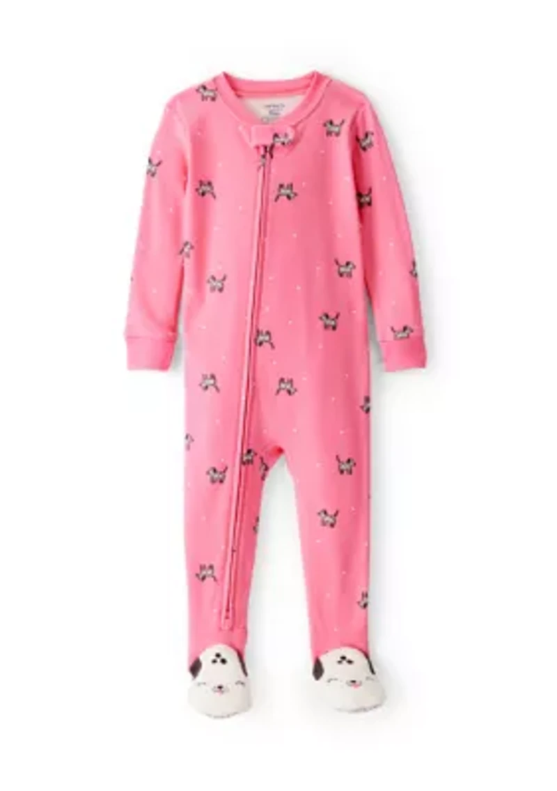 Toddler Girls Dalmation One Piece Pajama