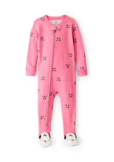 Toddler Girls Dalmation One Piece Pajama