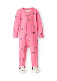 Toddler Girls Dalmation One Piece Pajama