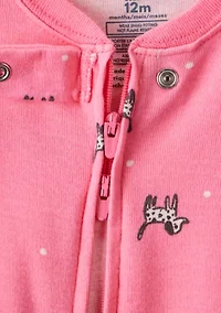 Toddler Girls Dalmation One Piece Pajama