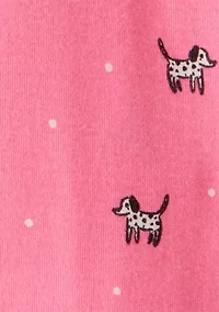 Toddler Girls Dalmation One Piece Pajama