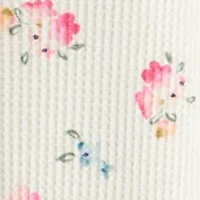 Toddler Girls Flower Print One Piece Pajama