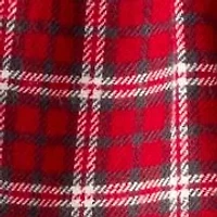 Toddler Girls Christmas Plaid Printed Skirt