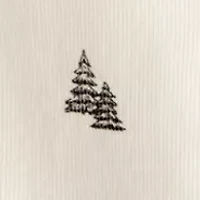 Toddler Boys Christmas Tree Button Down Pajama Shirt
