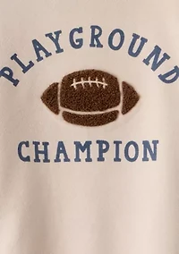 Toddler Boys Football Graphic Sweatshirt and Pants Set