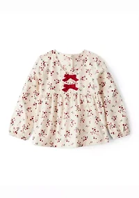 Toddler Girls Floral Printed Top
