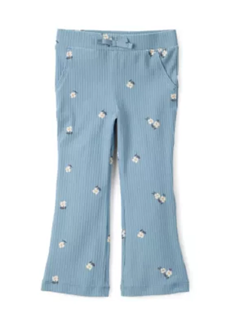 Toddler Girls Printed Pant Set