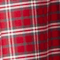 Toddler Girls Red Plaid Printed Dress