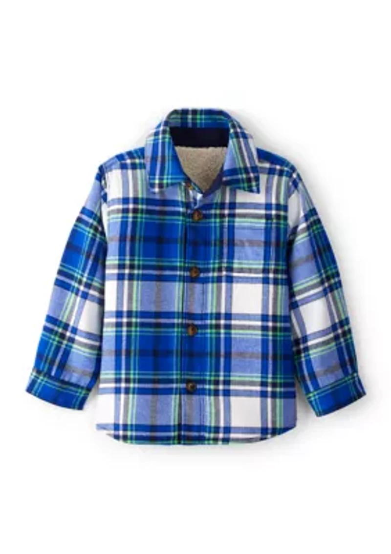 Toddler Boys Flannel Shacket