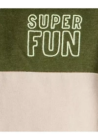 Toddler Boys 2-Piece Color Block Hoodie and Pant Set