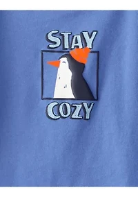 Toddler Boys Stay Cozy Graphic T-Shirt