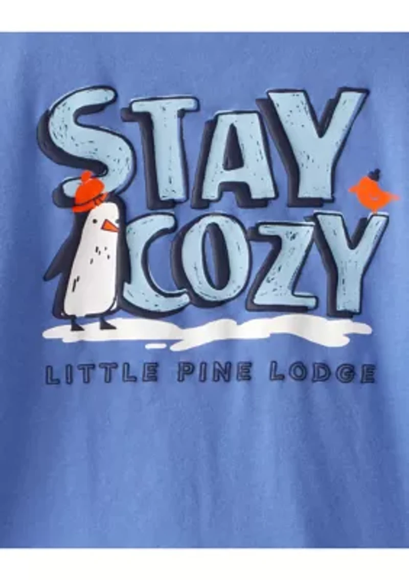 Toddler Boys Stay Cozy Graphic T-Shirt