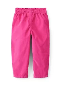 Toddler Girls Heart Pocket Barrel Pants