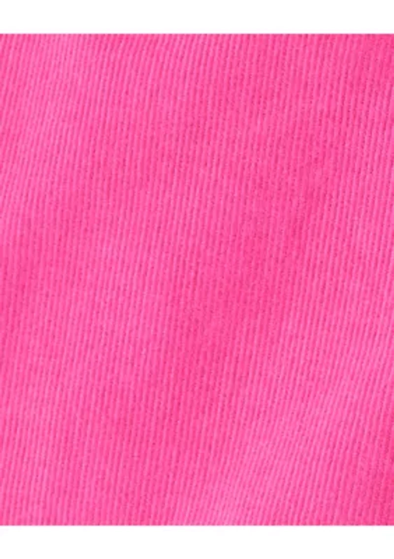 Toddler Girls Heart Pocket Barrel Pants