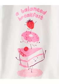 Girls 4-6x  4-Piece Set with Mixable Tops and Pull-On Pants