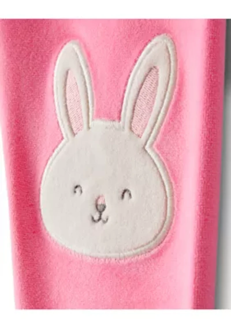 Toddler Girls 2-Piece Bunny Pajama Set