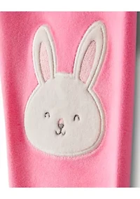 Toddler Girls 2-Piece Bunny Pajama Set