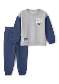 Toddler Boys Crew Neck Sweater and Pant Set