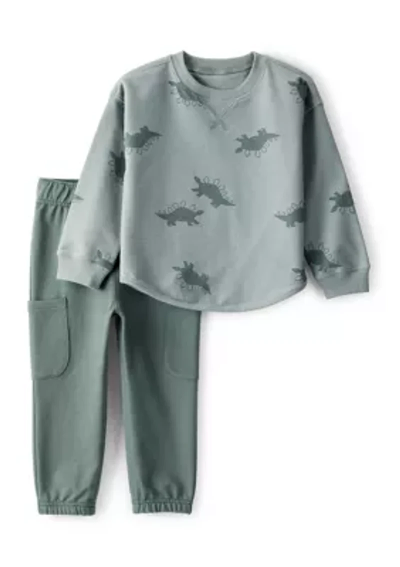 Toddler Boys Long Sleeve and Pant Set