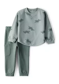 Toddler Boys Long Sleeve and Pant Set