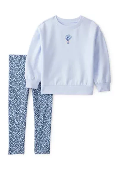 Toddler Girls Sweatshirt and Leggings Set