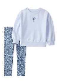 Toddler Girls Sweatshirt and Leggings Set
