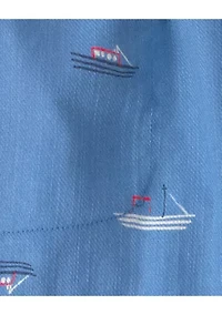 Toddler Boys Sailboat Print Shorts