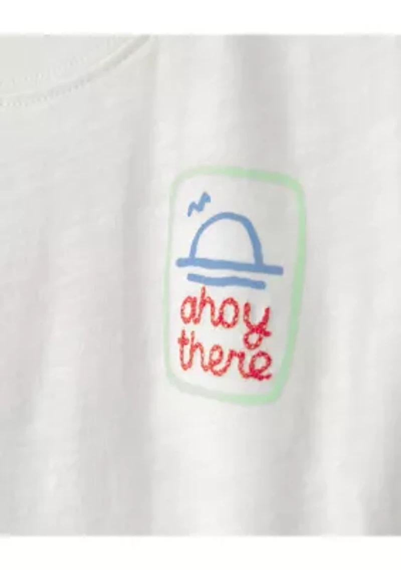 Toddler Boys Ahoy There' Graphic T-Shirt