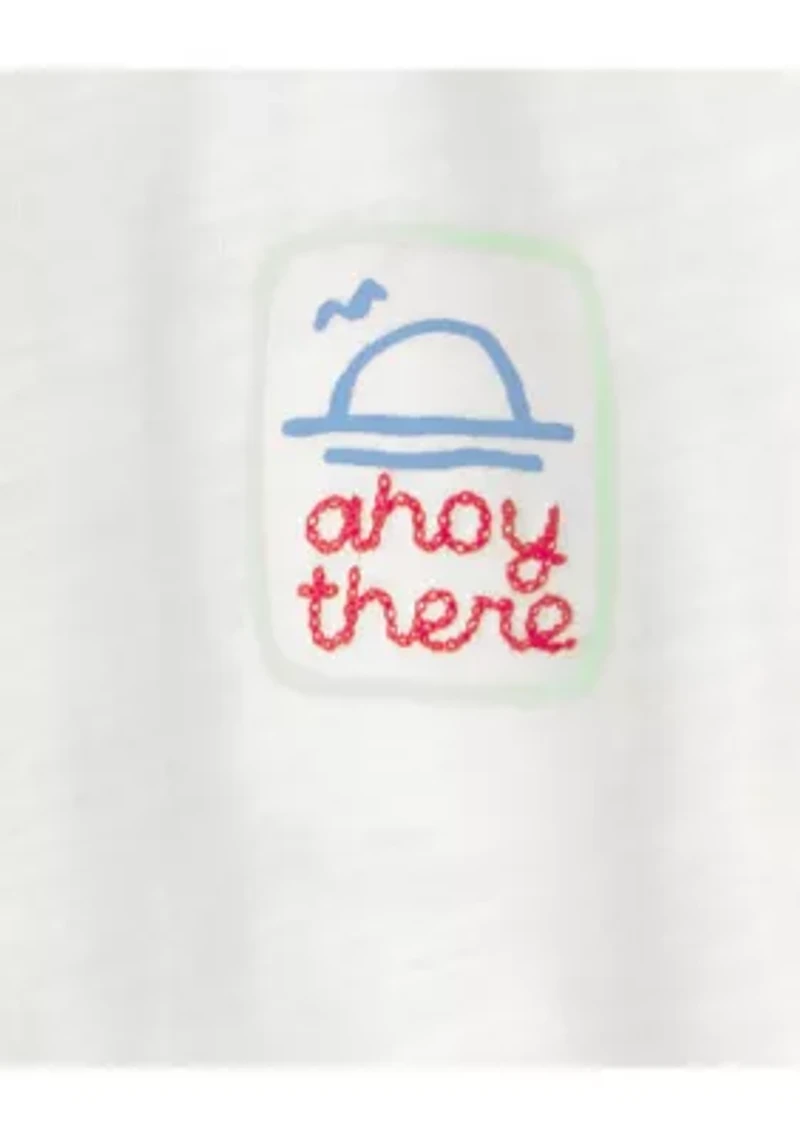 Toddler Boys Ahoy There' Graphic T-Shirt