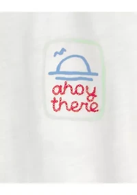 Toddler Boys Ahoy There' Graphic T-Shirt