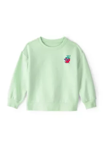 Toddler Girls Graphic Sweater