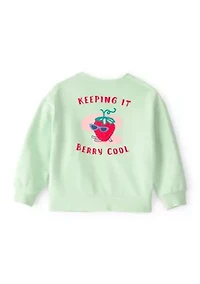 Toddler Girls Graphic Sweater