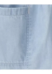 Baby Girls Chambray Shorts