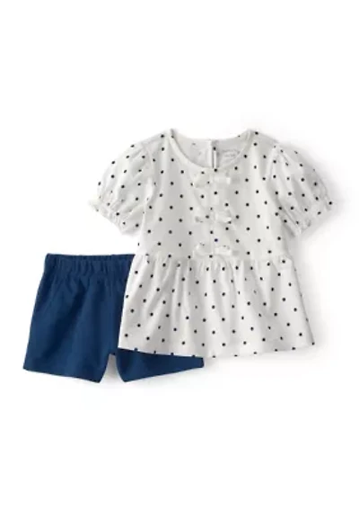 Toddler Girls Shirt and Shorts Set