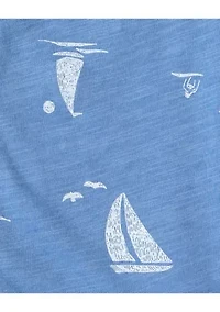 Toddler Boys Sailboat Top & Short Set