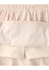 Toddler Girls Knit Top and Skort Set