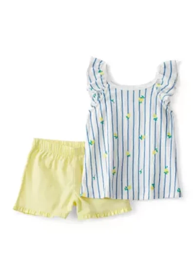 Toddler Girls Shirt and Shorts Set