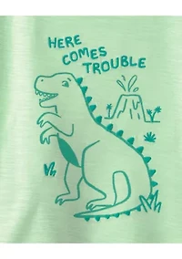 Toddler Boys Dinosaur Shirt and Shorts Set