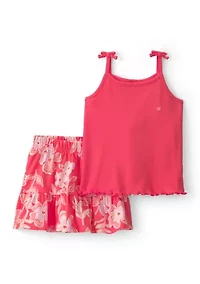 Toddler Girls 2 Piece Skirt Set