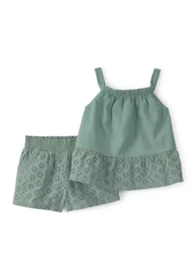 Toddler Girls 2 Piece Shorts Set