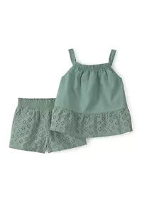 Toddler Girls 2 Piece Shorts Set